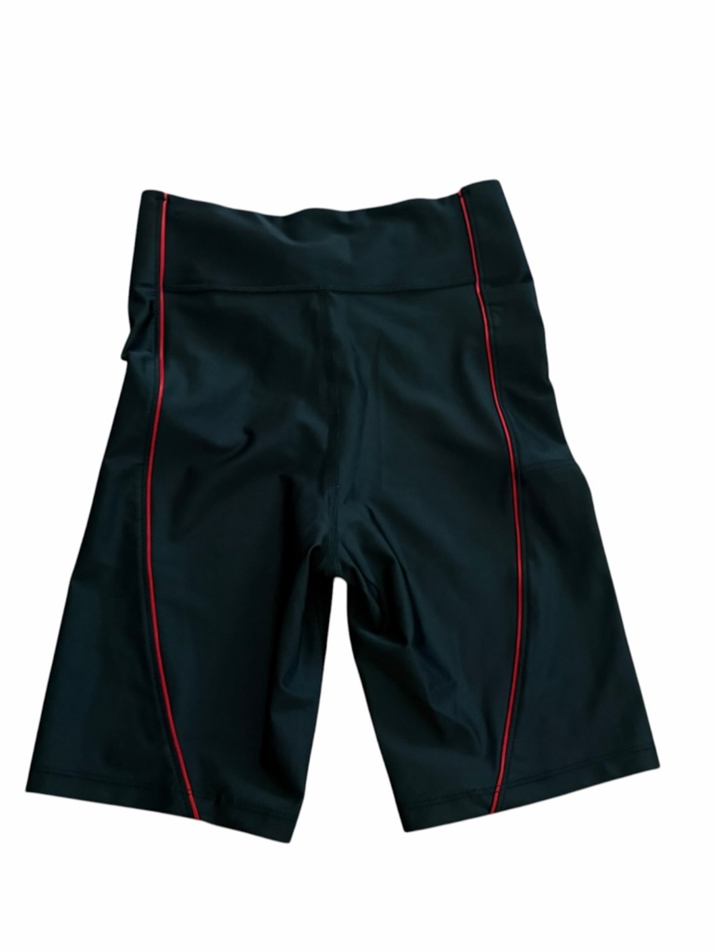 Jordan Black Bike Shorts with Red Contrast Stitching - Picture 7 of 8